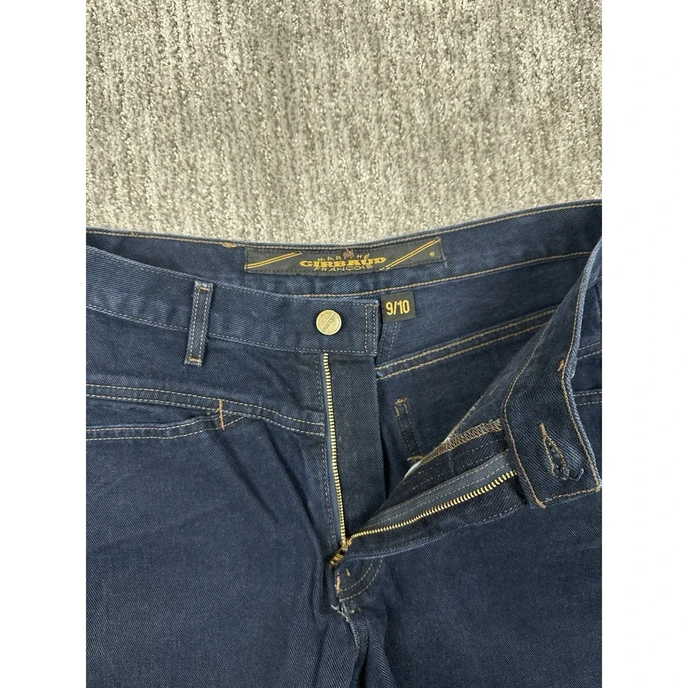 Marithe Francois Girbaud Shorts Womens 9/10 Blue Denim Cuffed Vintage 90's Y2K